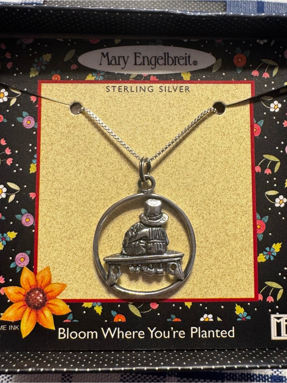 Mary Engelbreit Sterling Silver Necklace, NIB
